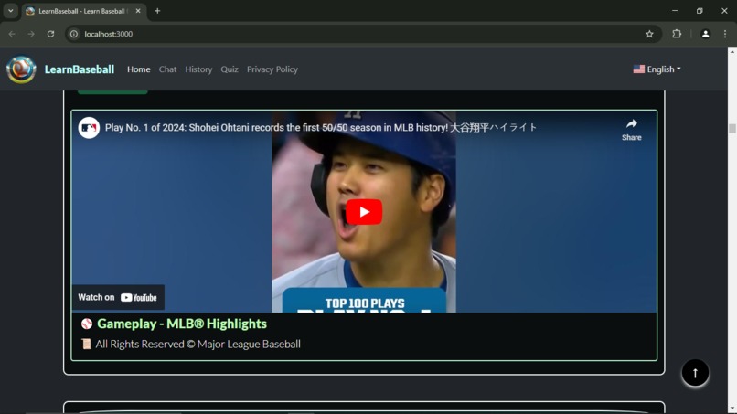 LearnBaseball – screenshot 3