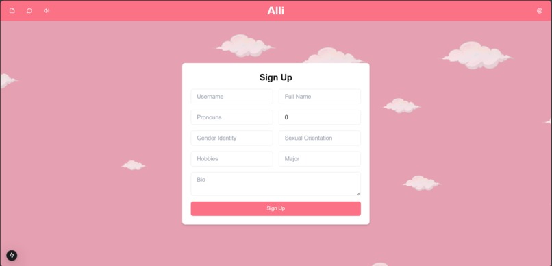 Alli – screenshot 1