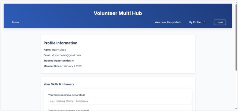 Volunteer Multi Hub – screenshot 8