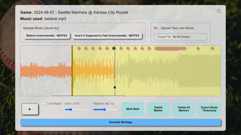 MLB Montage Maker – screenshot 2