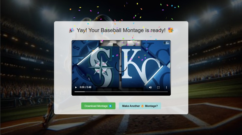 MLB Montage Maker – screenshot 4