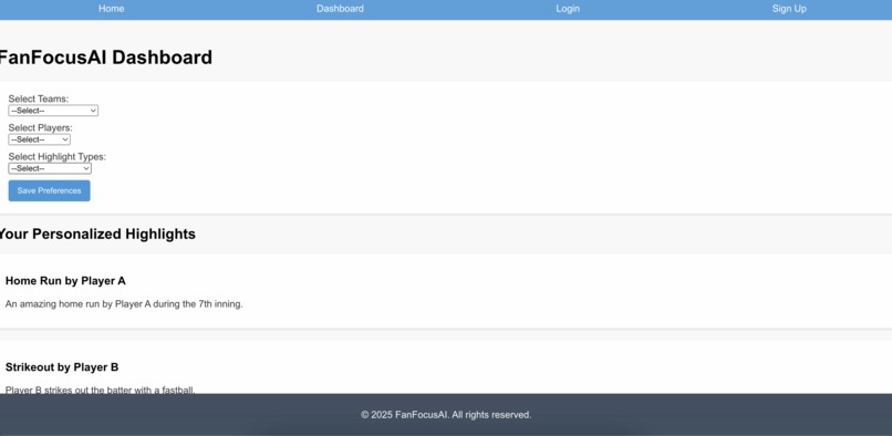FanFocusAI – screenshot 4