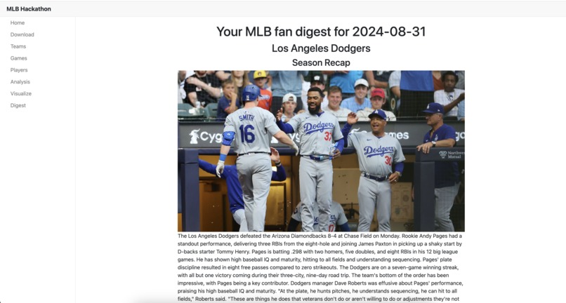 https://github.com/nsinghal12/mlb-hackathon – screenshot 1