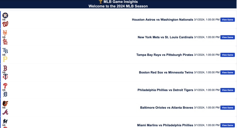 Baseball Game Insights – screenshot 1