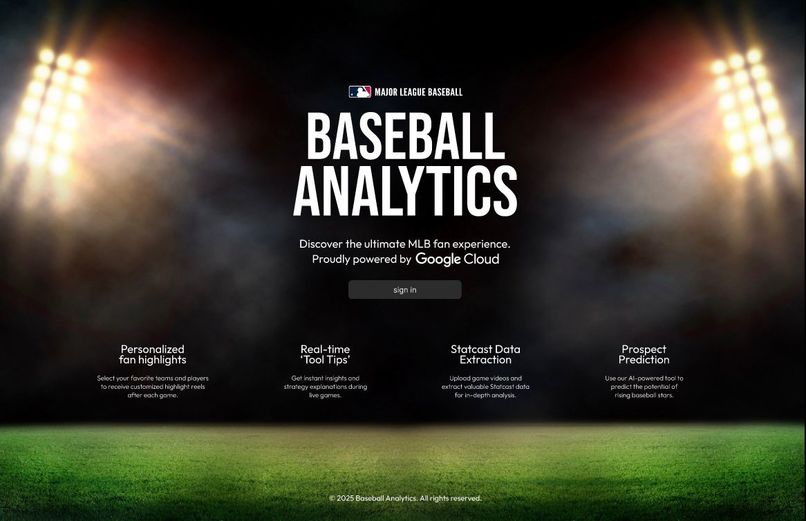 Google X MLB Baseball Analytics – screenshot 1