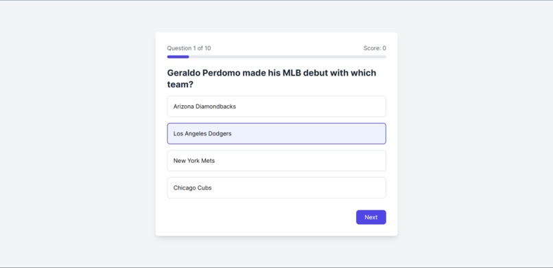Google MLB Quiz – screenshot 2