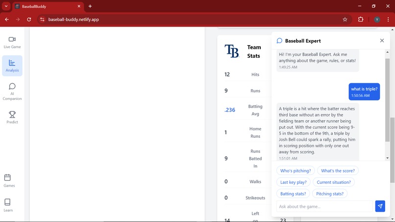 BaseballBuddy – screenshot 3