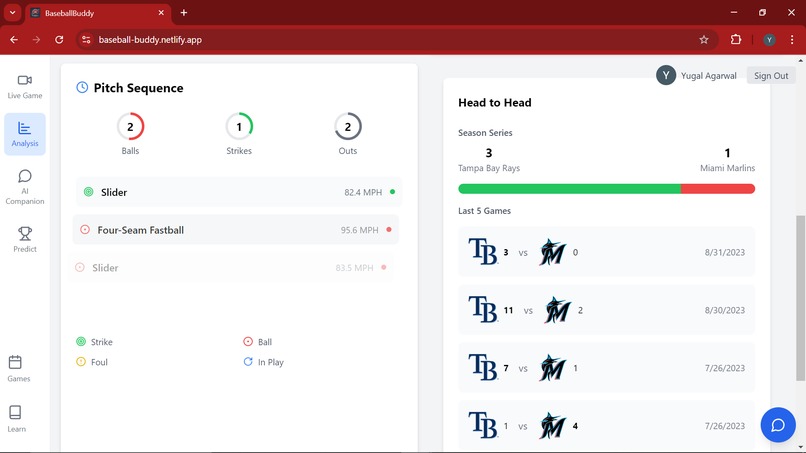 BaseballBuddy – screenshot 4