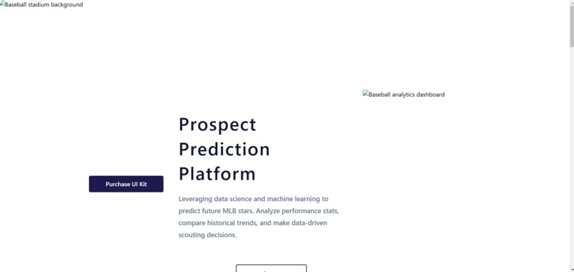 Prospect Prediction platform – screenshot 2