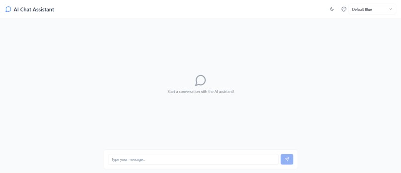 AI Chatbot Webapp – screenshot 3