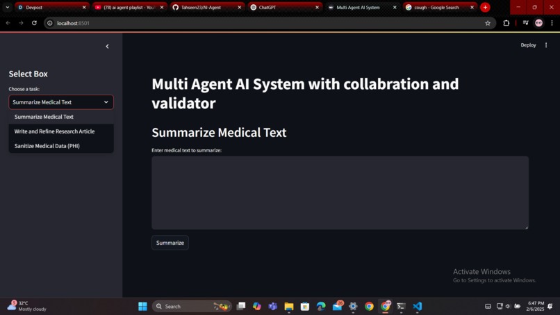 AI-Powered Medical Text Processing Agent – screenshot 2