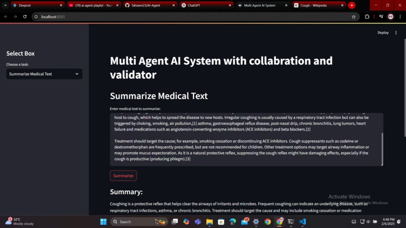 AI-Powered Medical Text Processing Agent – screenshot 4