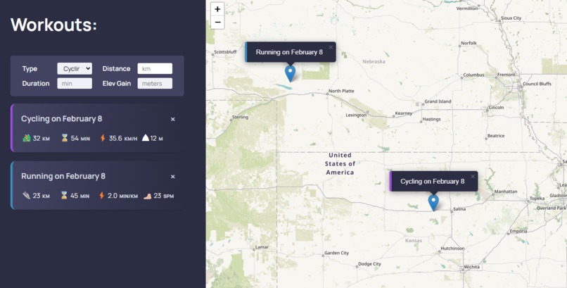 MapFit – screenshot 1
