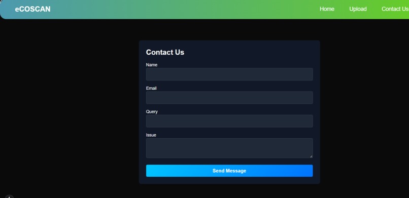 ECOSCAN:AI Powered Waste Detection System – screenshot 2