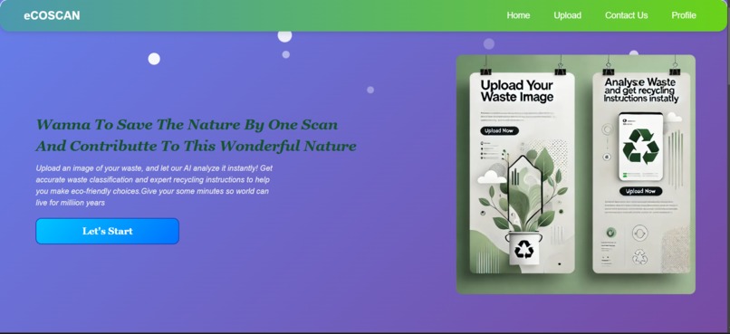 ECOSCAN:AI Powered Waste Detection System – screenshot 3