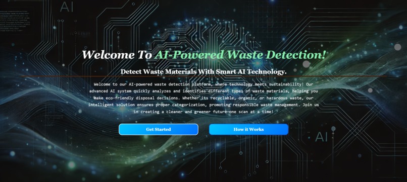 ECOSCAN:AI Powered Waste Detection System – screenshot 4