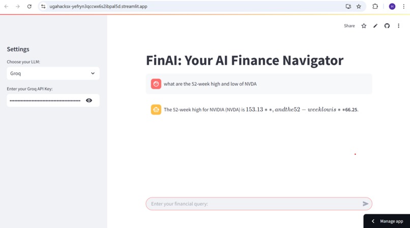FinAI: Your AI Finance Navigator – screenshot 2