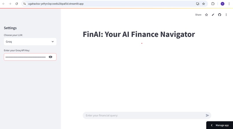 FinAI: Your AI Finance Navigator – screenshot 5