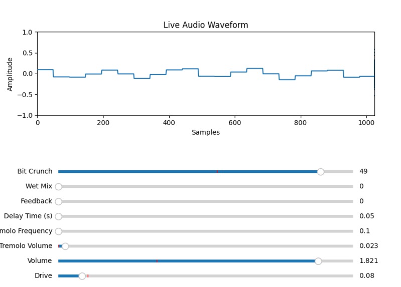 Python Guitar Pedal – screenshot 2