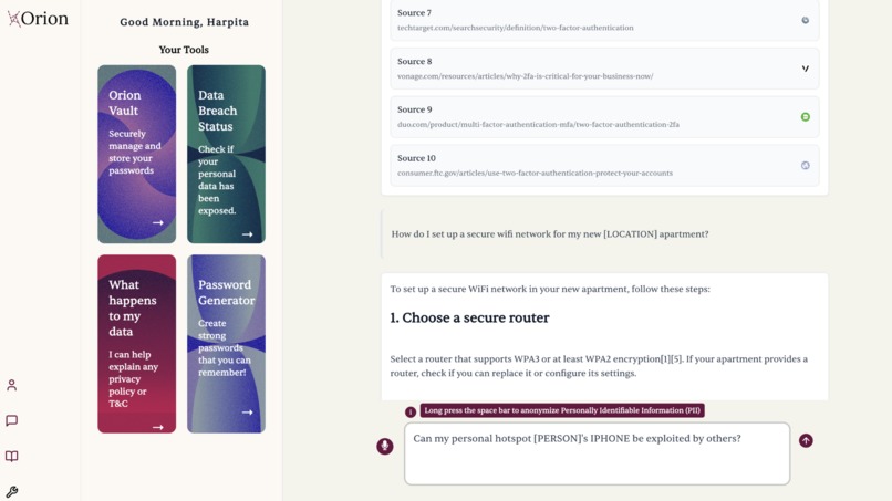 Orion – screenshot 2