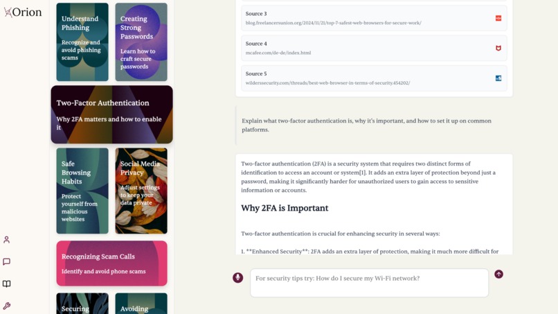 Orion – screenshot 3