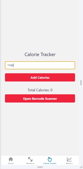 Fitness App – screenshot 4