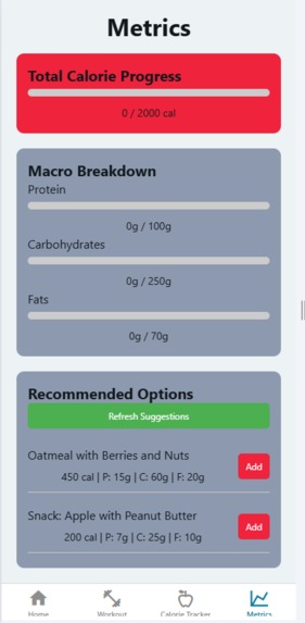 Fitness App – screenshot 10