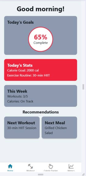 Fitness App – screenshot 11