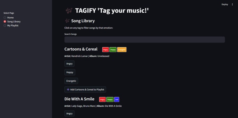 tagify – screenshot 2