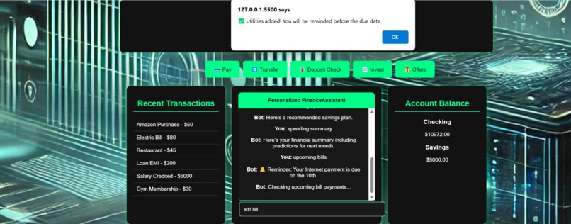 Personized FinanceAssistant – screenshot 4