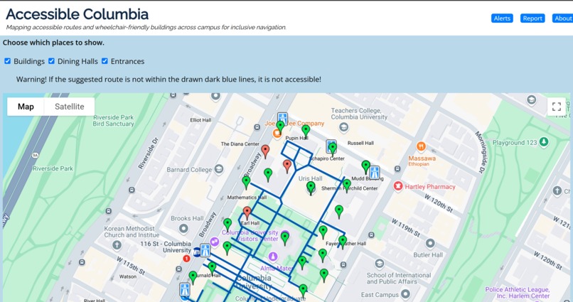 Accessible Columbia – screenshot 1