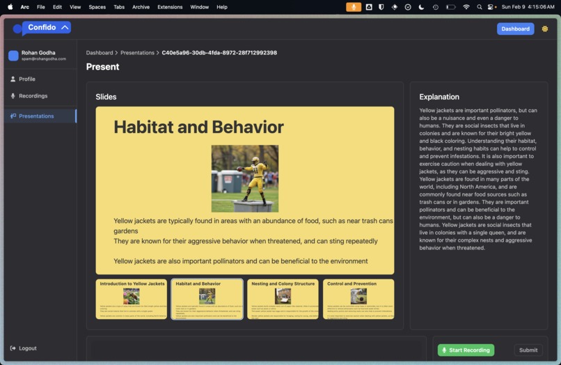 Confido – screenshot 3