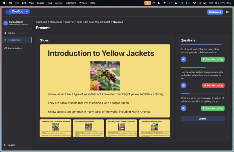 Confido – screenshot 4