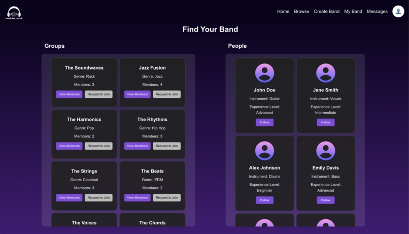 Musician Match – screenshot 3
