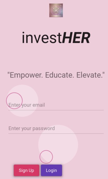investHER – screenshot 2