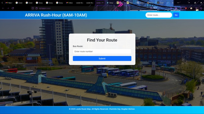 Leeds Lateness Visualizer – screenshot 1