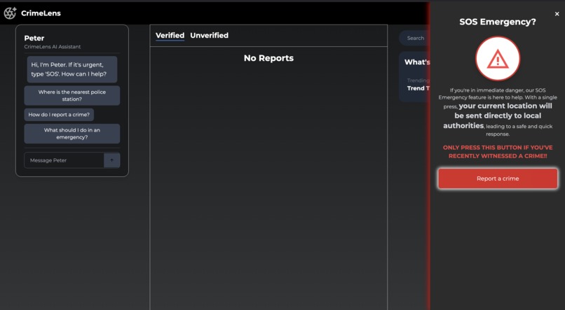 CrimeLens – screenshot 2