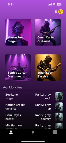 Rockstar Band Builder – screenshot 1