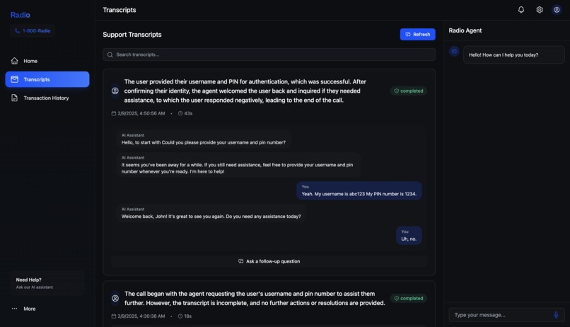 Radio: Simple Accessible Banking – screenshot 2