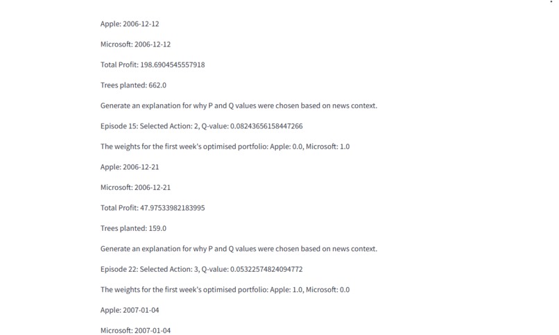 AI Based Black-Litterman Portfolio Optimisation – screenshot 4