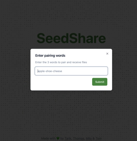 SeedShare – screenshot 2
