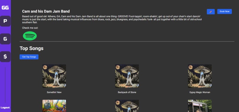 GimmeGig – screenshot 2