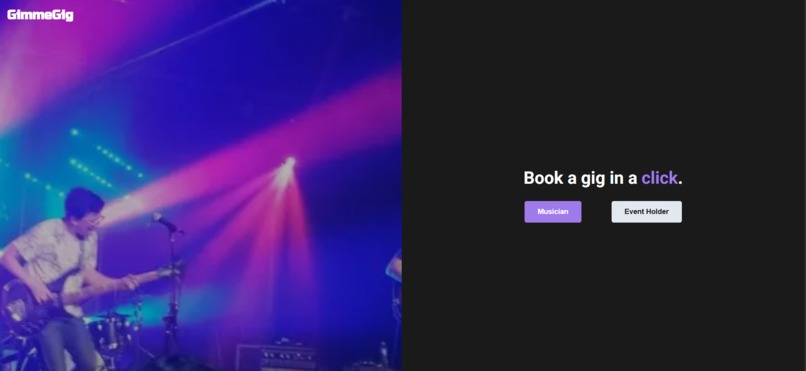 GimmeGig – screenshot 1