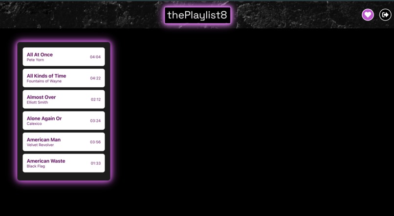 thePlaylist8 – screenshot 3