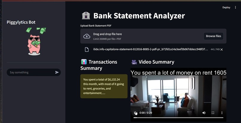Piggylytics AI – screenshot 2
