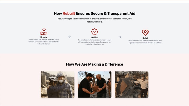 REBUILDFUND – screenshot 3