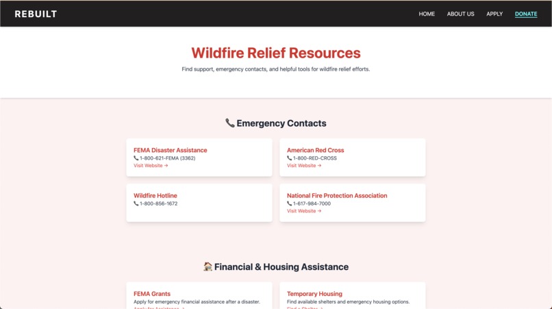 REBUILDFUND – screenshot 5