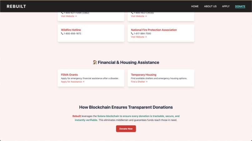 REBUILDFUND – screenshot 6