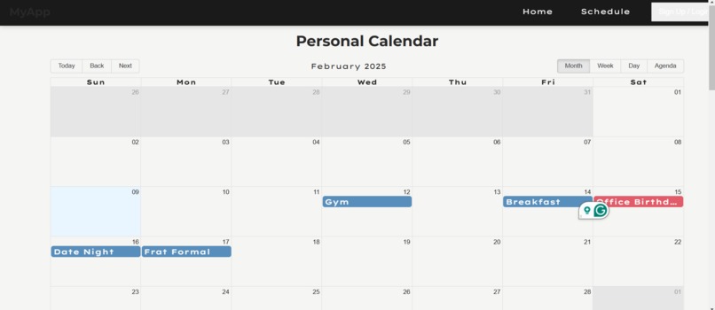 Calendify – screenshot 1