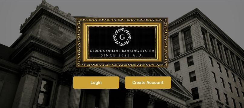 Ge0de's Online Banking System – screenshot 6